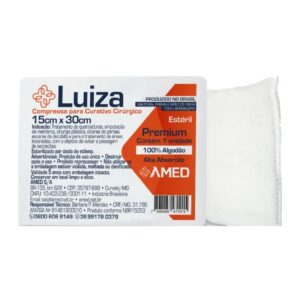Compressa P/curativo Luiza 15 Cm X 30 Cm C/1 Un