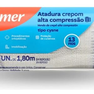 Atadura Crepe Cysne 8 Cm X 1.80 M