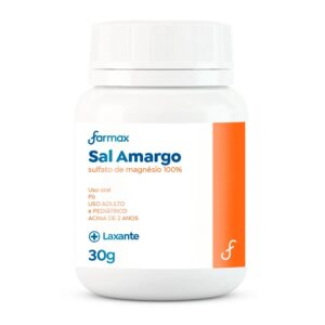 Sal Amargo Medicamento Pote 30 G