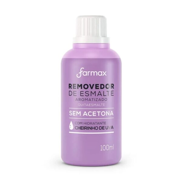 Removedor De Esmalte Sem Acetona 100 Ml Uva