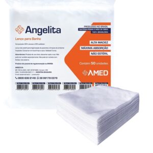 Lenco P/banho Angelita 30 X 35 Cm 50 G/m2 C/50