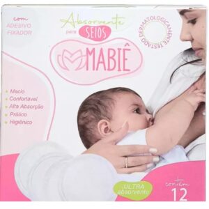 Absorvente Para Seios Mabie C/12 Unid
