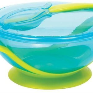 Kit Refeicao Com Colher Azul 8048