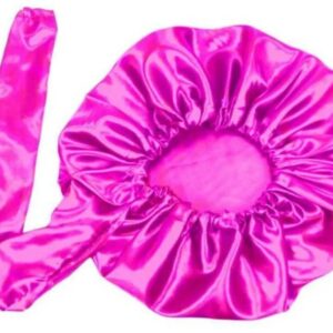 Touca Cetim Difus Hot P/cabelo Pink